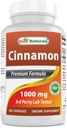 Parim Naturals Cinnamon 2000 mg samaväärne kroom 400 mcg ühe serveerimise - Metabolism Support - 180 kapslit