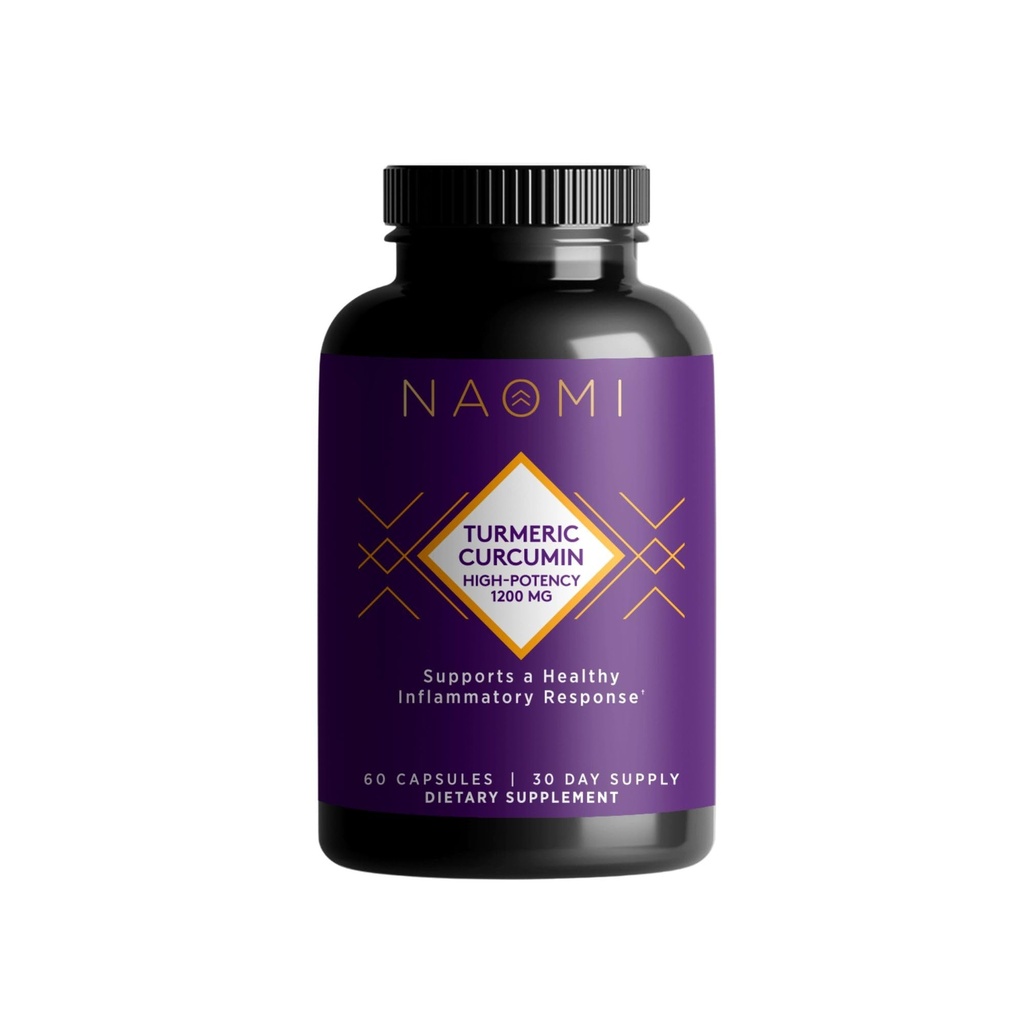NAOMI kurkumiin Suure tugevusega 1200 mg, 95% kurkuminoidid ja bioperiinmust pipar ekstrakt, et suurendada imendumist kuni 2000%, ekstra-tugevus liiges, lihased, aju tugi, 60 kapslit, 30-päevane pakkumine