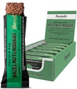 Barebells Protein Bars Hazelnut & Nougat - 12 krahv, 1.9oz Bars - Protein Snacks 20 g kõrge valguga - šokolaadivalgu baar 1 g kogusuhkruga - Go Protein Snack & Breakfast Bars