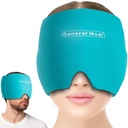 General Medi Peavalu & Migreen Ice Wrap Cap, Külm Therapy Migreen Relief Müts, Peavalu Jääkübar Külm Kompress, Great for Puffy Eyes, Pinge, Siinus & Stress Relief (sinine)