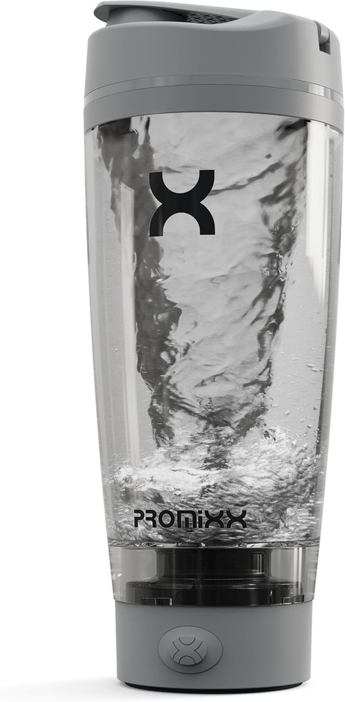 Promixx PRO Shaker Bottle New Edition - laetav, võimas sujuva valgu raputamise jaoks - sisaldab täiendavat ladustamist, BPA tasuta, 20oz Cup, Cool Hall