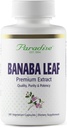 Paradiisi maitsetaimed , Banaba Leaf , 12: 1 kontsentreeritud ekstrakt , 250 mg vegan , gluteenivaba , GMO-vaba , 180 kapslit
