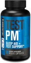 Jacked Factory Test PM Testosterooni Booster & Sleep Aid Supplement meestele, edendada taastumist, lihaste kasvu, 90 Natural Veggie Pills - 60 Count (Pack of 1)