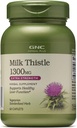 GNC Taimne Plus piimaohakas 1300mg täiendus, ekstra tugevus, taimetoitlane, toetab tervislikku maksafunktsiooni, 60 serveerimist