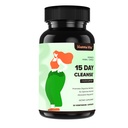 15 Day Gut Cleanse Detox naistele ja meestele, Advanced Gentle Gut Colon Puhastage Detox Psyllium Husk, Cascara Sagrada, Senna ja probiootiline looduslik lahtistav, 30 kapslit