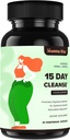 15 Day Gut Cleanse Detox naistele ja meestele, Advanced Gentle Gut Colon Puhastage Detox Psyllium Husk, Cascara Sagrada, Senna ja probiootiline looduslik lahtistav, 30 kapslit