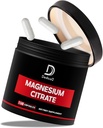Magneesiumtsitraat 500 mg kapslid (Citrato de Magnesio) - puhas magneesiumi lisand seedetrakti toetamiseks, lihasmassi ja energia tootmiseks - 150 kapslit 5-kuuliseks pakkumiseks