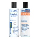 Ekseemi šampoon ja konditsioneer (Combo Pack) - Flare Control peanahk ja helves Relief ravi, mis kaitseb, niisutab ja parandab nahka DermaSolve - Lapsed ja täiskasvanud - Steroid Free