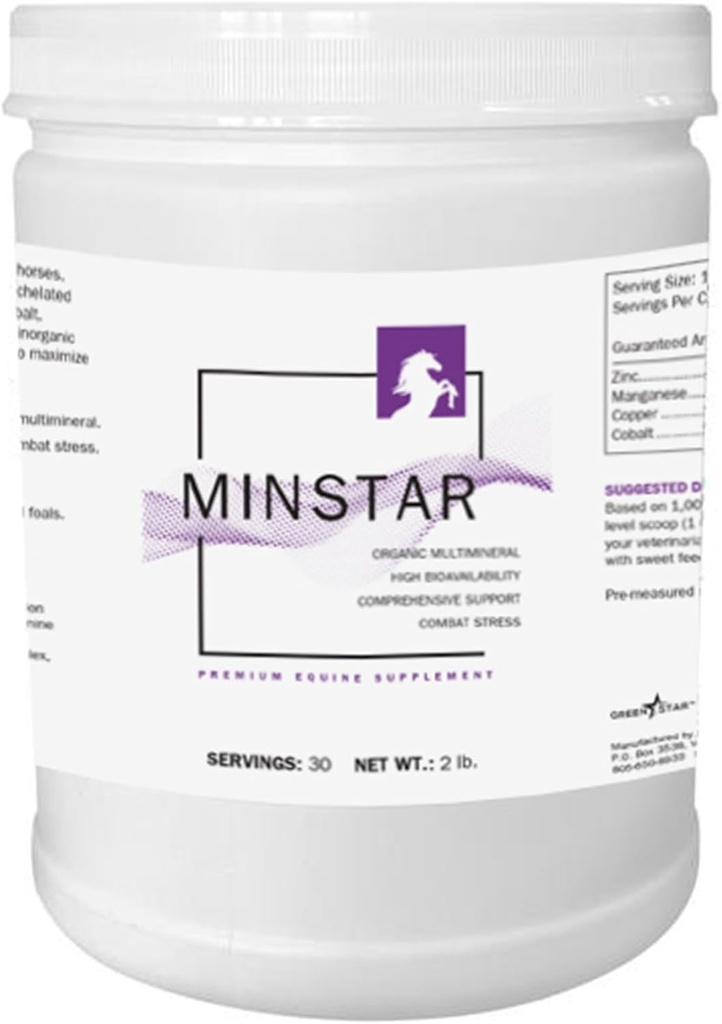 Green Star, MinStar, Pulber Hobuste Täiendus, Söödalisand, 2 Lbs