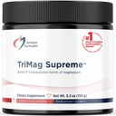 Disainid Health TriMag Supreme Powder - 300mg Kolmekordne Magneesium Jook - Võib Toetada Südame Tervist Ja Energiat - Magneesium Orotaat, Glütserofosfaat + Bisglütsinaat Kelaat (30 Servings / 150g)