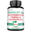 Satoomi Tongkat Ali Root Extract 200: 1-9 Olulised maitsetaimed Ashwagandha, Tribulus Terrestris & More - Tugevus, energia ja tervislik immuunsus - 60 Vegan Caps 2 kuu pakkumine