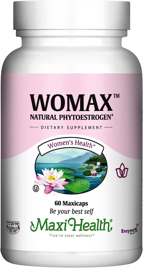 Menopausi täiendused naistele kuumad vilgud ja öised higised - hormoonide tasakaal, menopausi leevendamine naistele ja perimenopausi tugi - Black Cohosh, DIM & Red Clover - Womax - 60 Ct