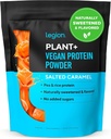LEGION Plant+ Vegan Protein Powder, Rice and Pea, Plant Based Protein Blend. Gluten Free, GMO Free, Naturally Sweetened and Flavored, 20 Servings, 2 Lbs (Salted Caramel)