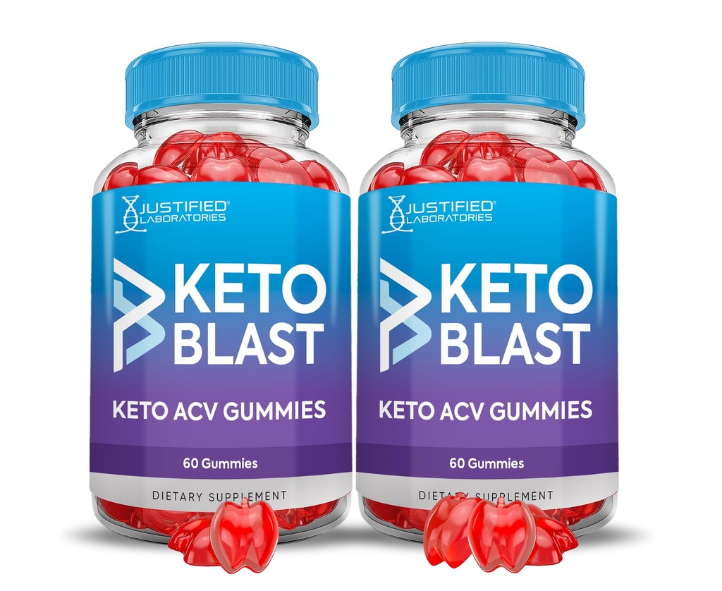 (2 Pack) Õunasiidri äädikakummid 1000MG Keto Blast Keto ACV Gummies Täiustatud valem, mis on valmistatud granaatõunapeedimahlaga B12 Vegan Non GMO 120 Gummys