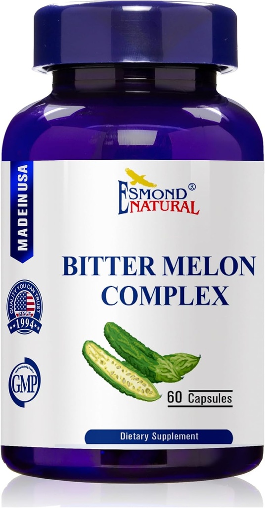 Bitter Melon Complex (Supports Balanced Metabolic Levels), GMP, Natural Product Assn Certified, Made in USA - 528mg, 60 Capsules