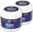 Sinine Goo valu leevendav geel - selja-, kaela-, lihas- ja liigesevalu, kiire toimega jahutamine ja rahustav leevendus 100% puhta Emu õliga, 4 oz (2 Pack)