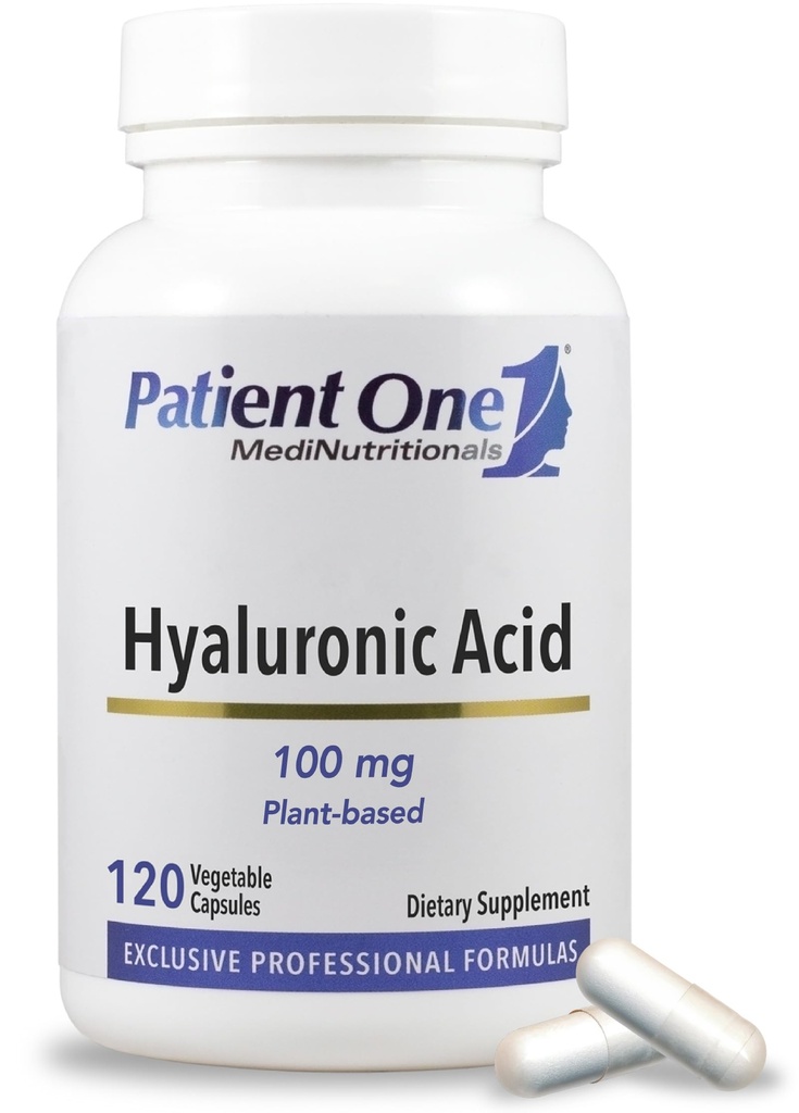 Üks patsient hüaluroonhape 100mg | Hüdreeritud, noorusliku naha ja liigeste tervise toetamise täiendus * | 120 kapslit