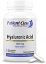 Üks patsient hüaluroonhape 100mg | Hüdreeritud, noorusliku naha ja liigeste tervise toetamise täiendus * | 120 kapslit