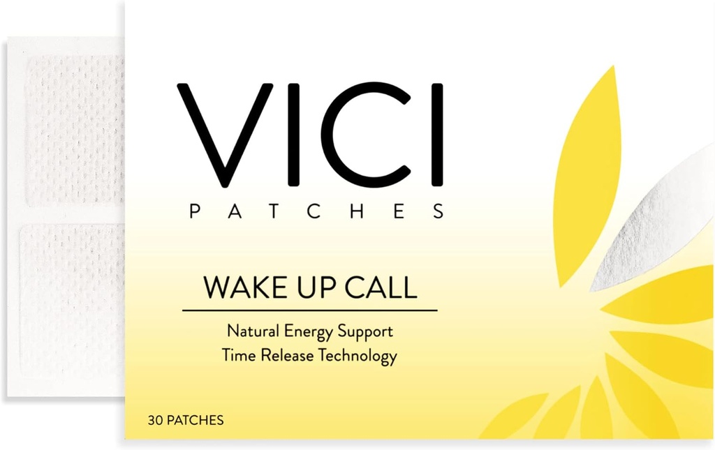 Vici Wellness Wake Up Call Patches - B12 energiasegu vaimseks häireks (30 plaastrit)