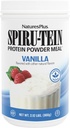 NaturesPlus SPIRU-TEIN, Vanilla - 2,12 naela, pakendis 3 - Spirulina valgu pulber - vitamiinid ja mineraalid energia - taimetoitlane, gluteenivaba - 96 kogu serveerimine