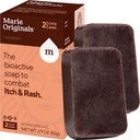Marie Originals Itch Relief Seep Body Wash Bar - Kõik looduslikud kiired tõrjed putukahammustustest, kana rõugetest, chiggersist ja muudest nahaärritustest st. Anti- Itch Calming Seep (2 Pack)