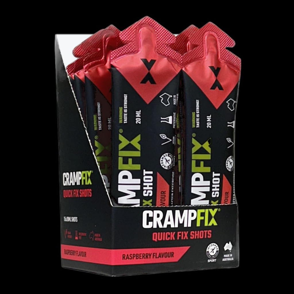 Sport Shot, ennetab ja leevendab lihaskrampe sekundites, Easy Carry kotid, 15 Pack, kõik looduslikud, Vaarika