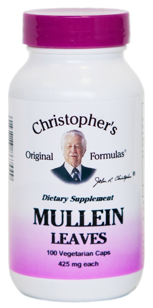 Christopher's Mullein Lehed - 400 mg - 100 taimetoitlast kapslit