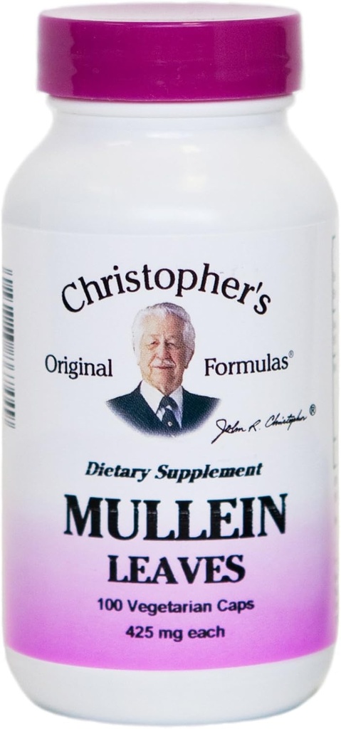 Christopher's Mullein Lehed - 400 mg - 100 taimetoitlast kapslit