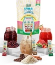 Hüdratsioon + energia Elektrolüütide Joogi Segu - Sordipakett Hibiskusega, Kohvi Horchata & Maasika Arbuus, Suhkruvaba Kofeiiniga, L-Theanine, Kookosvesi Ja Mineraalid