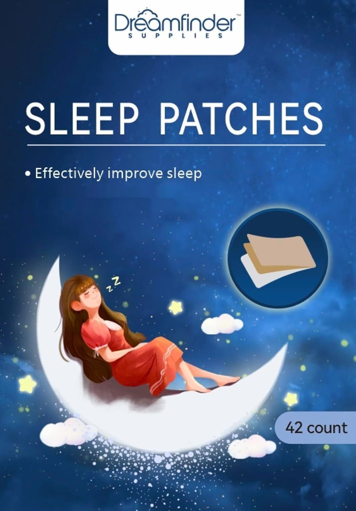 Sleep Patches 42 Pack – rahustavad looduslikud laigud une toetamiseks, Jet kohalik tegevusrühm taastusravi, rahumeelne ööpuhkus – täiskasvanutele mõeldud mittenarkootiline uneabi