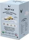 NUFYX® • Heavenly Protein® Powder • Maailma parimad 100% orgaanilised Ameerika kasvatatud herned • Vegan • Gluteenivaba • Low Carb (Creamy Vanilla, Box of 10 Packets)