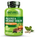 NATURELO eesnäärme ja kuseteede tervis, terviklik valem Saw Palmetto, Pygeum, Tumeric, Taimesteroolid, brokoli ja lükopeen, 60 taimekapslit