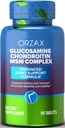 ORZAX All-in-one Joint Support Supplement with Glucosamine Chondroitin MSM - Turmeric, Collagen, Bromelain & Boswellia Extract Capsules, Function & Comfort - 90 Tablets