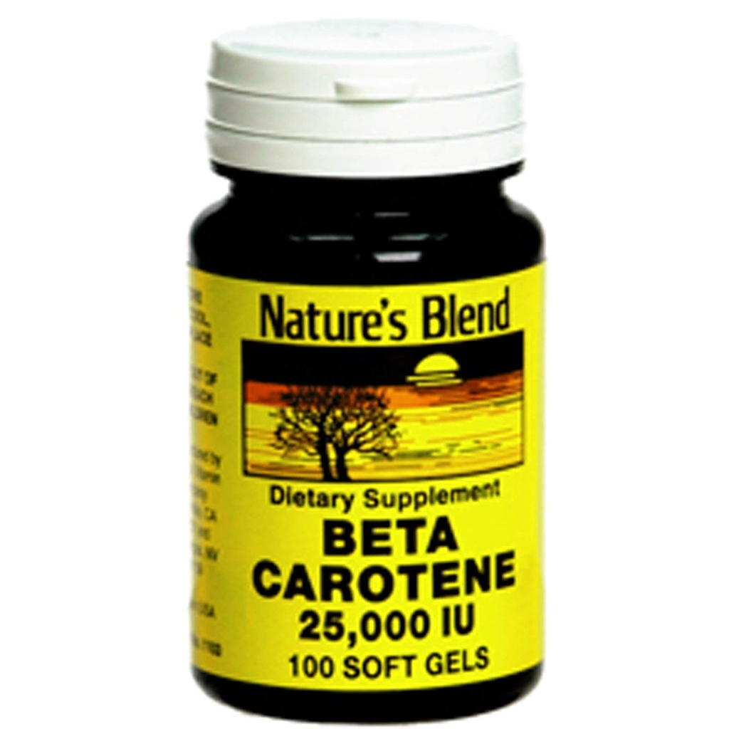 Looduse segu Beeta-karoteen 25 000 IU 100 Softgels
