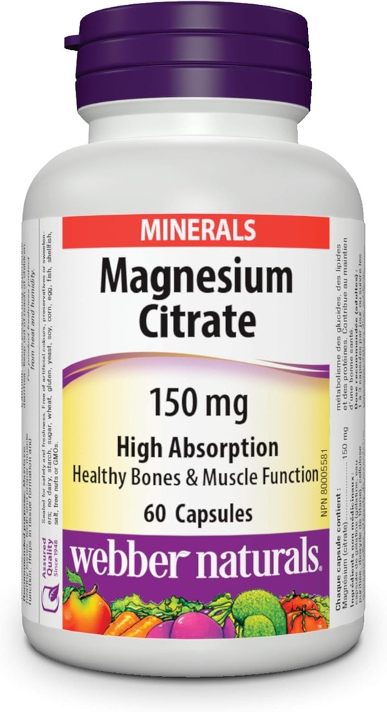 Magneesiumtsitraat 150 mg Suur imendumine