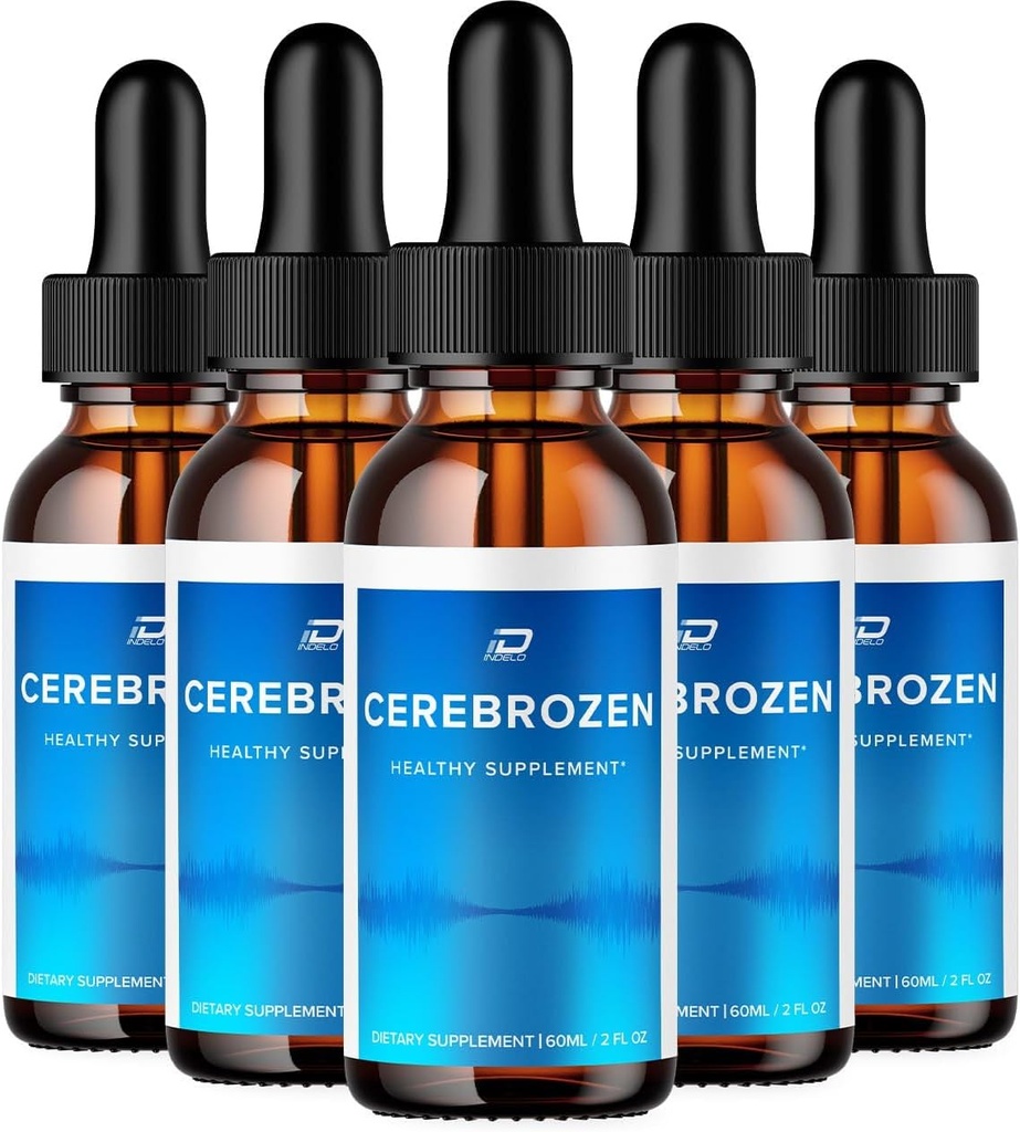 Cerebrozen Tinnitus Kõrva tilgad - Cerebrozen 24, Cerebrozen Vedel tilgad, Cerebrozen Reviews, Cerebrozen Drops for Ear Relief (5 Pack - 300 ML)