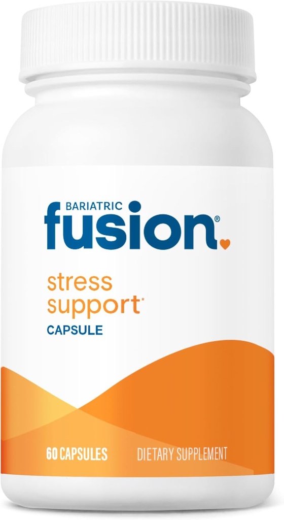 Bariatric Fusion Stress Support * | Vegan Supplement koos magneesiumi ja ashwagandha | Daily Vitamiin naistele ja meestele | Gluteeni-, piima- ja sojavaba | Non-GMO | 60 kapslit