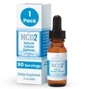 Waiora NCD2 aktiveeritud parim puhas tseoliidi vedelad tilgad - looduslik keha puhastamine ja immuunsuse tugi tseoliidi klinoptiloliitvedelikuga, pH tasakaalu valem, loomulik - 1 pudel (0,5 oz.), 90 serveerimist