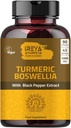 Boswellia Extract Capsules (90 Capsules) 1000 mg - Boswellia Serrata with 95% Black Pepper Extract and Curcuminoids Extract and 65% Boswellia Extract