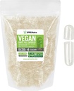 XPRS Nutra suurus 4 Tühja kapslit - 5000 loe väike selge tühi vegankapsel - DIY köögiviljakapslid - Täidetav Do-It-Yourself Veggie kapslid toidulisandite jaoks