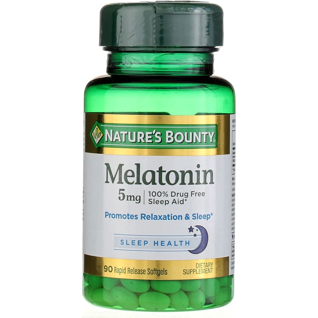 Looduse Bounty Melatoniin 5 mg, 60 tabletti