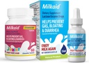 Milkaid Junior Lactase Enzyme närimistabletid laktoositalumatuse vastu | hoiab ära gaasi, puhituse, kõhulahtisuse lastel | Kiire tegutsemine Piimaseedetrakti toidulisand lastele | Maasikas Maitse | 60 ct (2)