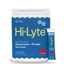 Hi-Lyte elektrolüüdid + Protein Quick Sticks Crisp õun, 16 serveerimist - naatrium, kaalium, vadakuvalk - Keto sõbralik - 5 g valku, suhkrut pole