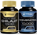 HEA LABSRX Resveratrooli kapslid Shilajit Pure Himalayan kapslitega