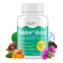 15-in-1 detox Binder, aktiveeritud süsi, tseoliit ja bentoniit savi, klorella, 1500 MG Detox Supplement Maksimaalne absorbent, Maksa soolestiku seedetrakti detox Puhastus, 90 Vegankapslit