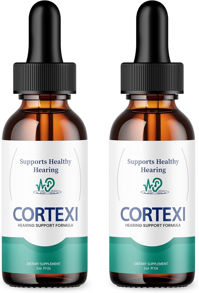 (2 Pack) Cortexi Kõrvatilgad - Ametlik valem - Cortexi Tinnitus Ravi Cortexi kuulmise tugitilgad, Cortexi kõrvade helisemiseks, Cortexi täiendus langeb maksimaalne tugevus uus paranenud (2 oz)