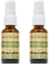 Honey Gardens Bee Propolis Throat Spray | koos apitherapy Toores mesi, lagritsa juur ja Usnea | 50 Servings | 1 Fl Oz | Pack of 2
