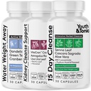 Noored ja toonik Täielik Multi-Organ Detox tugi - 15-päevane Colon Cleanser & Gut Detox, neerupuhastus, vee tasakaal ja maksa tervis, 90 pillid naistele ja meestele