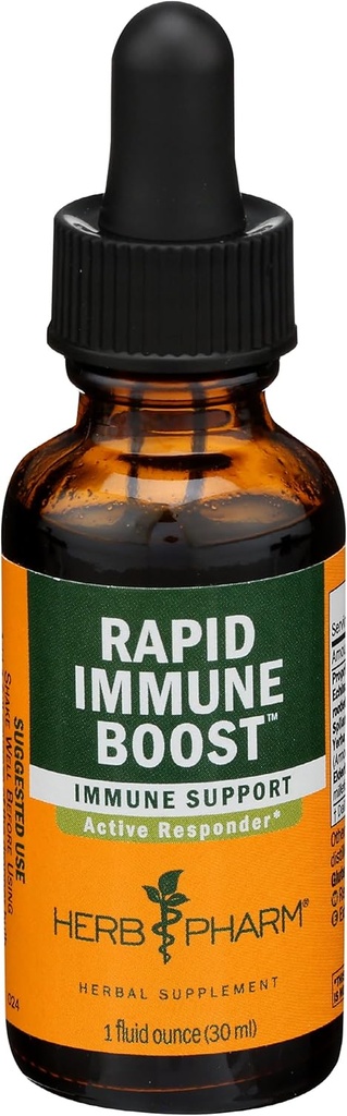 Herb Pharm Rapid Immune Boost Vedel Taimne valem aktiivseks immuunsuseks - 1 kord