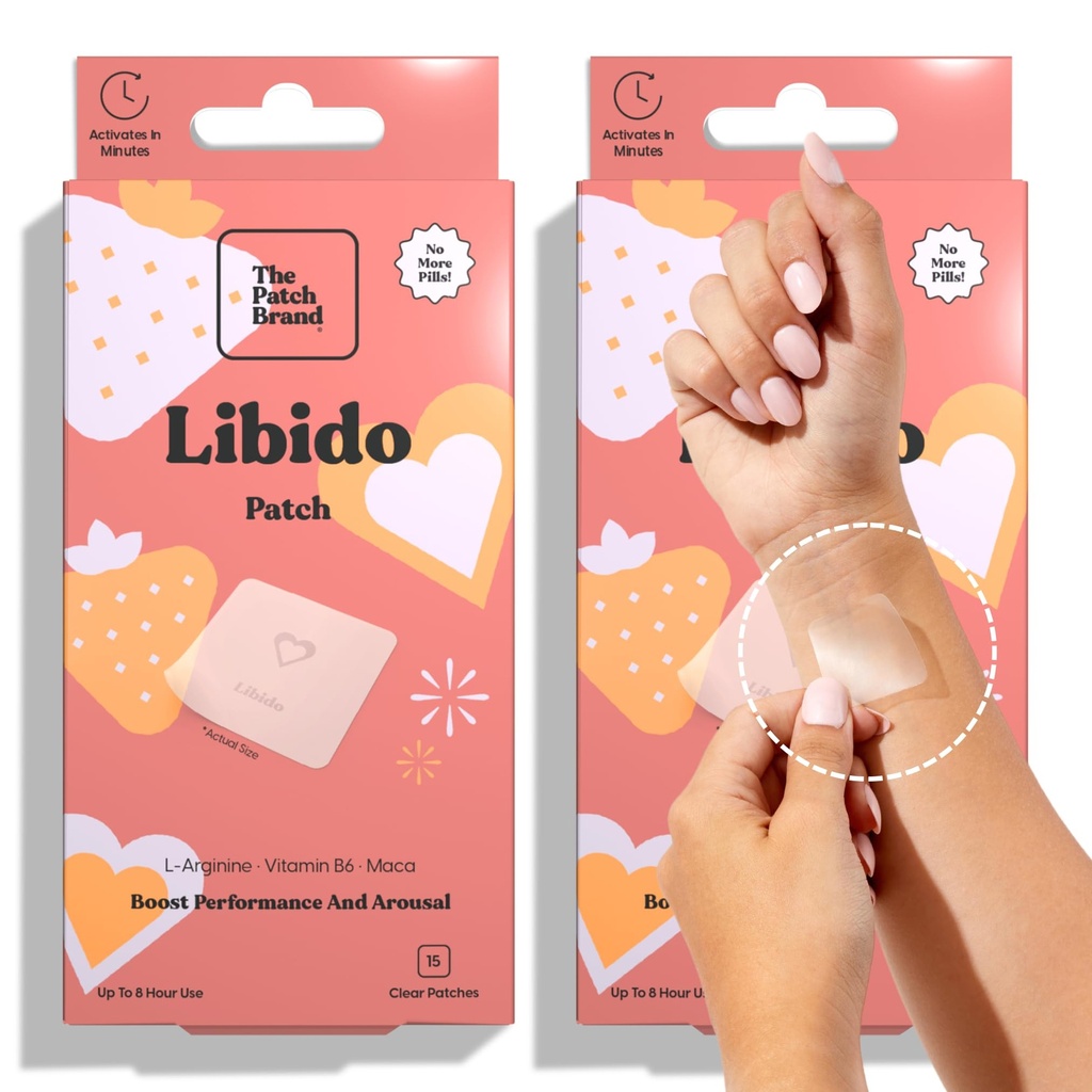 The Patch Brand Libido Patch | Natural Wellness koos L-arginiin, Vitamn B6 ja Maca